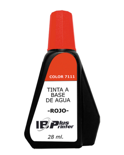 Tinta Tampon Roja 28Ml IB