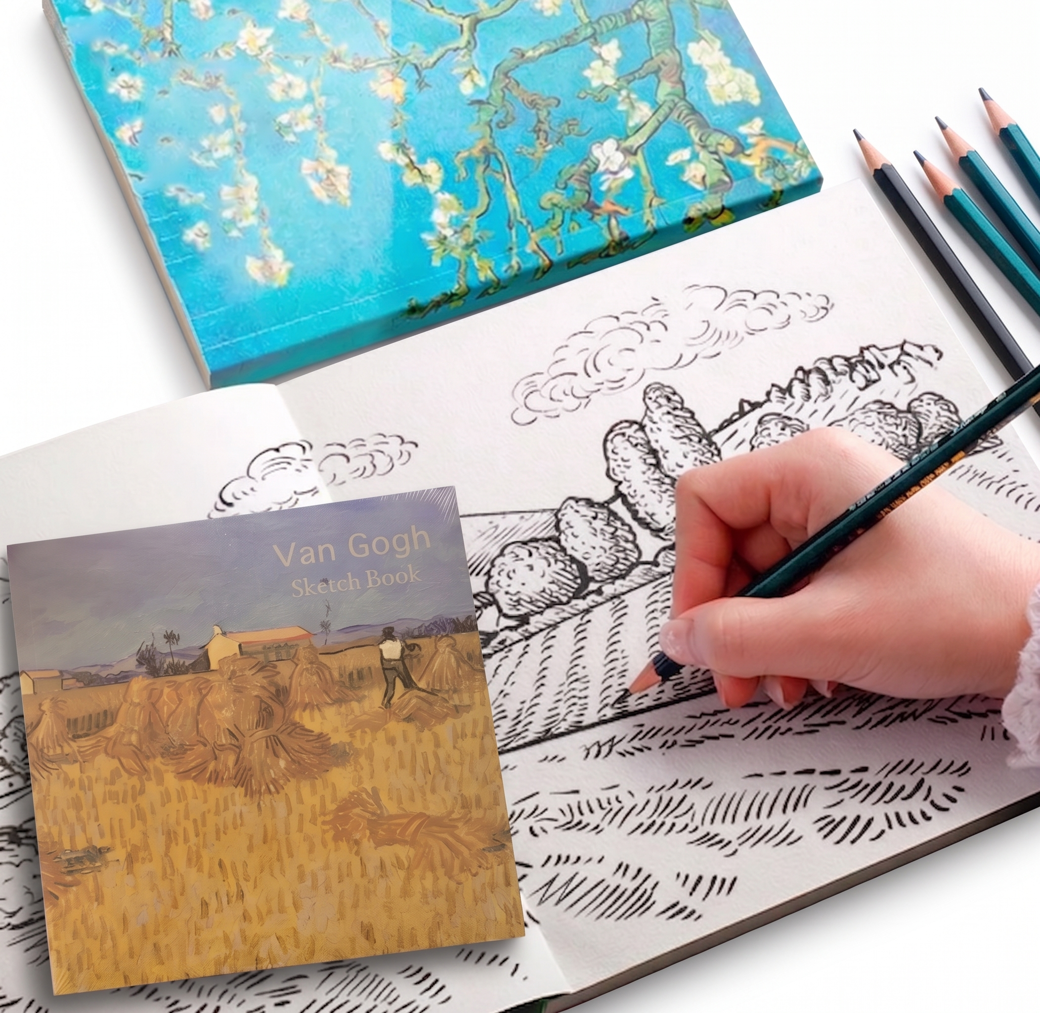 Croquera Sketchbook Diseño Van Gogh
