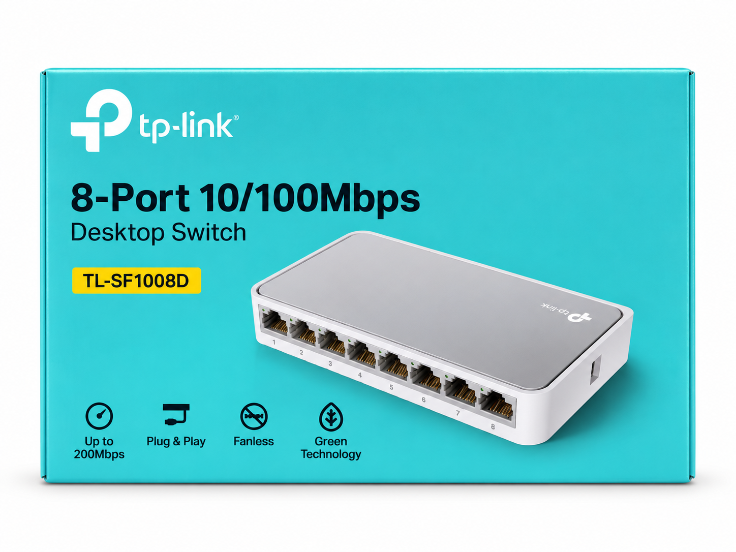 Switch  8 Puertos 10/100 Mbps